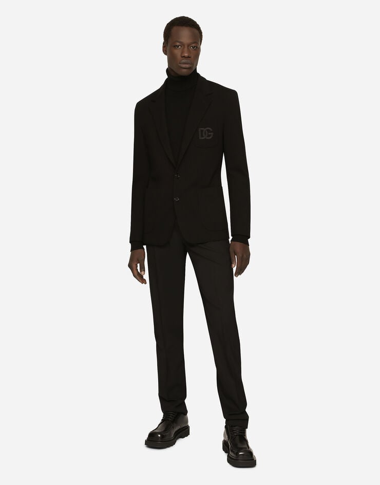 Dolce & Gabbana Stretch jersey Portofino jacket Black G2PT9ZFUGP0