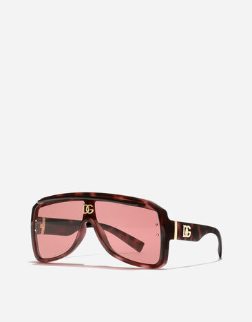Dolce & Gabbana DG Crossed Sunglasses Pink havana VG6205VN669