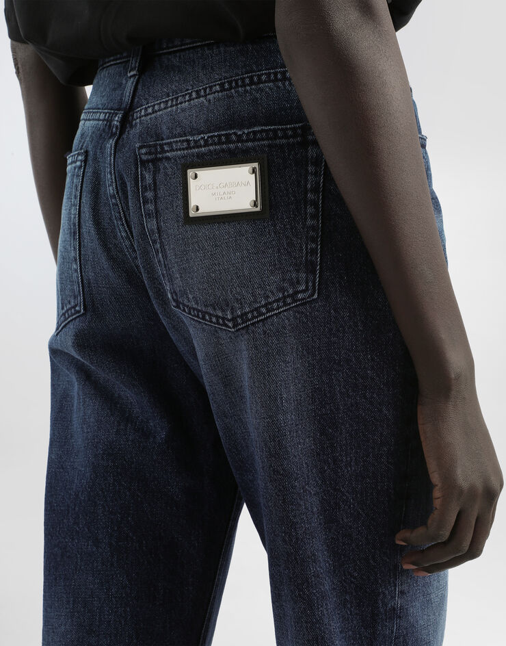 Dolce & Gabbana Jeans boyfriend in denim Blu FTAIADG8KR4