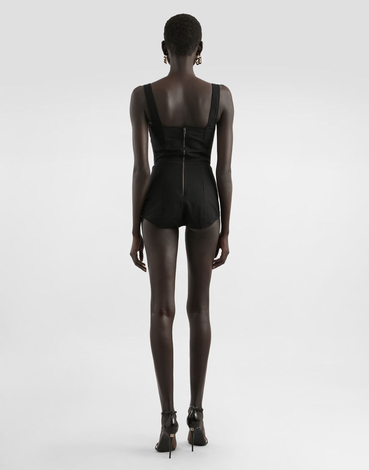 Dolce & Gabbana Corset bodysuit Black F7X07TG9798