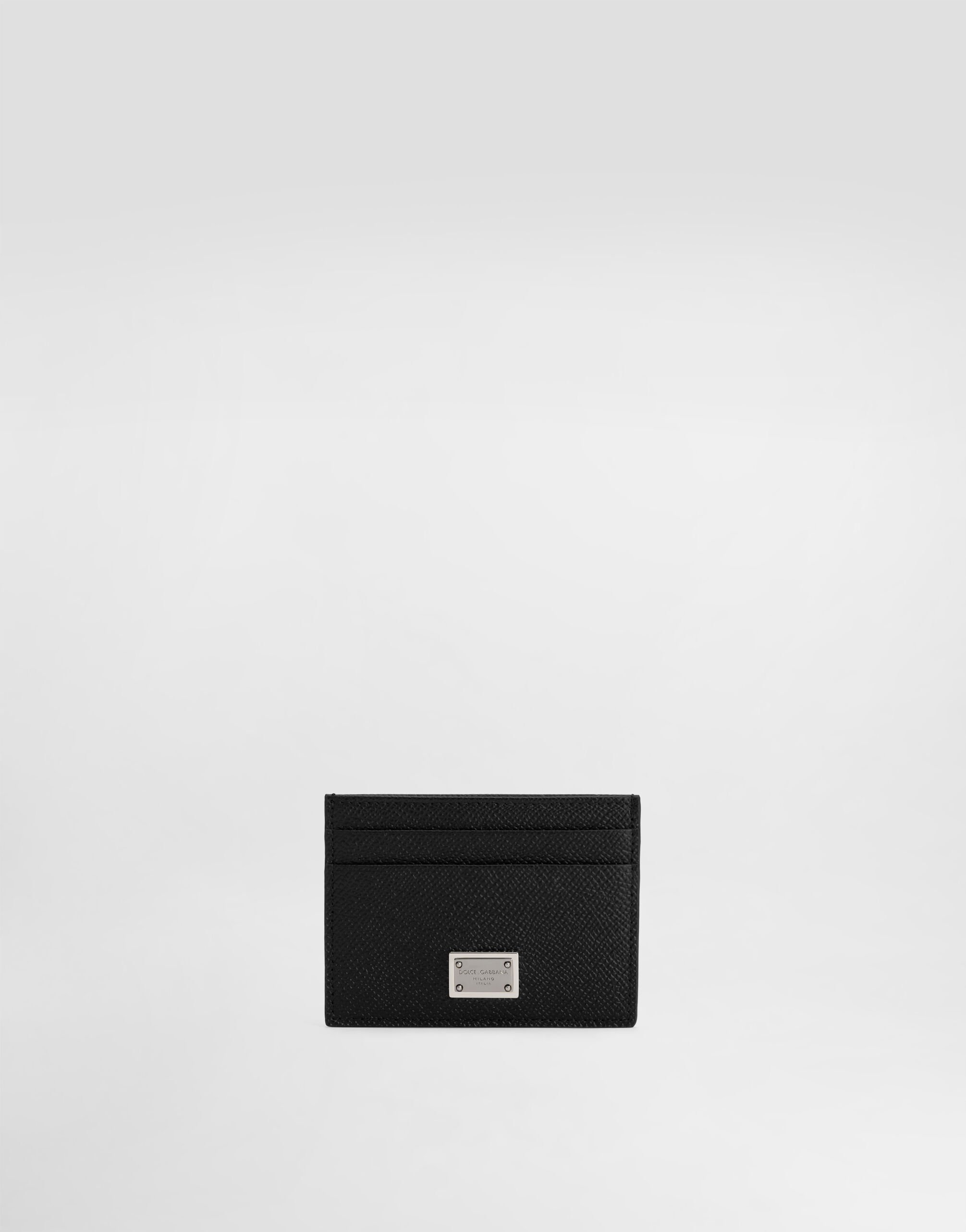 【関税&送料込】Dolce & Gabbana Large Card Holder DG Logo card holder in Black for Men | Dolce&Gabbana®
