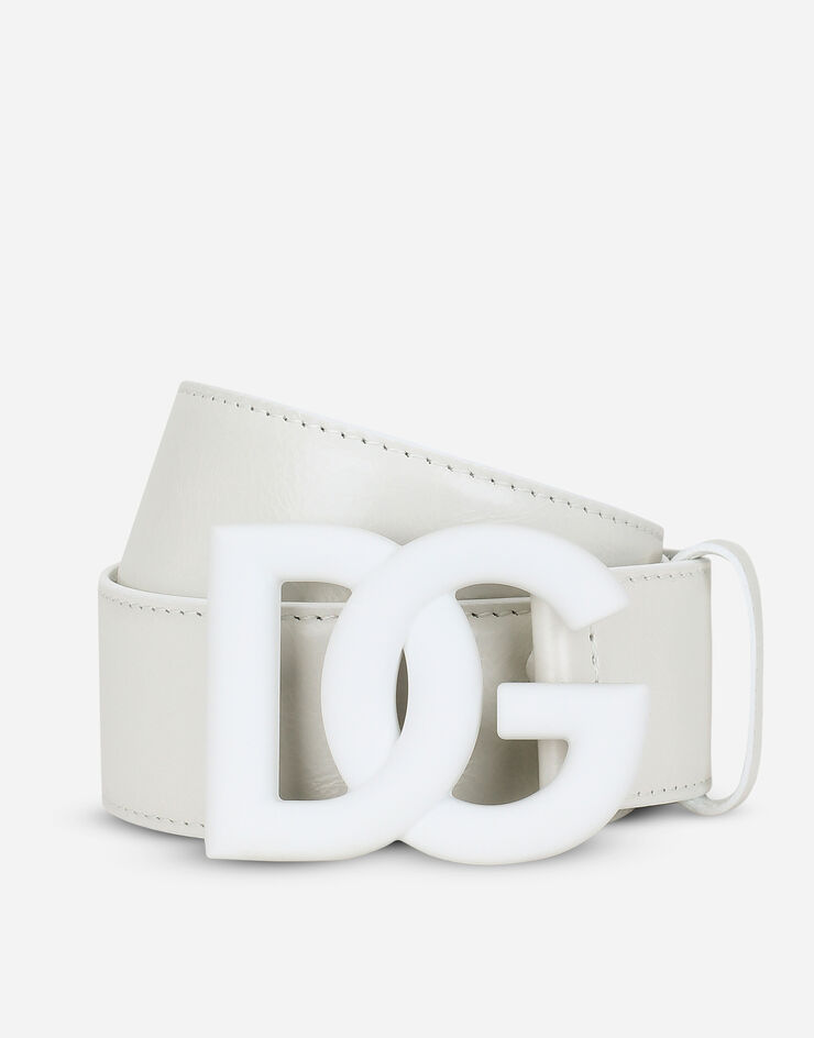 Dolce & Gabbana CINTURA CON PLACCA Bianco BC4646AQ392