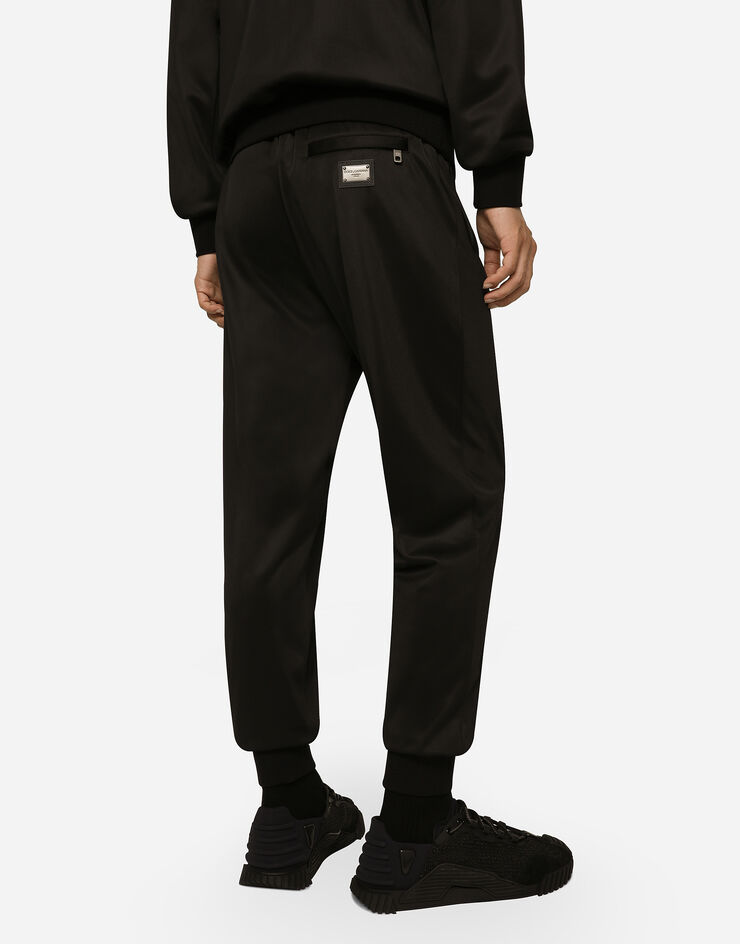 Dolce & Gabbana Technical jersey jogging pants with tag Black GVXQHTHU7B0