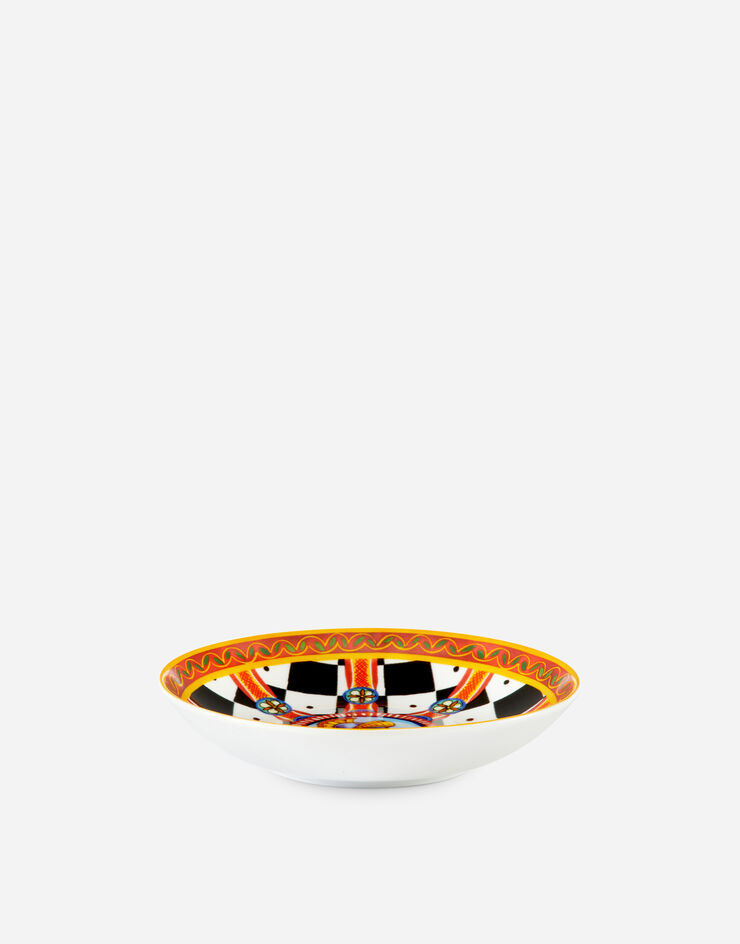 Dolce & Gabbana 2er-Set tiefe Teller aus Porzellan Mehrfarbig TC0S05TCA13