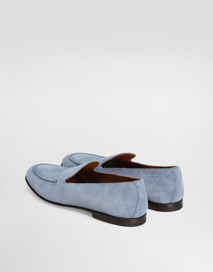 Dolce & Gabbana Split calfskin slippers Azure A50716AT441