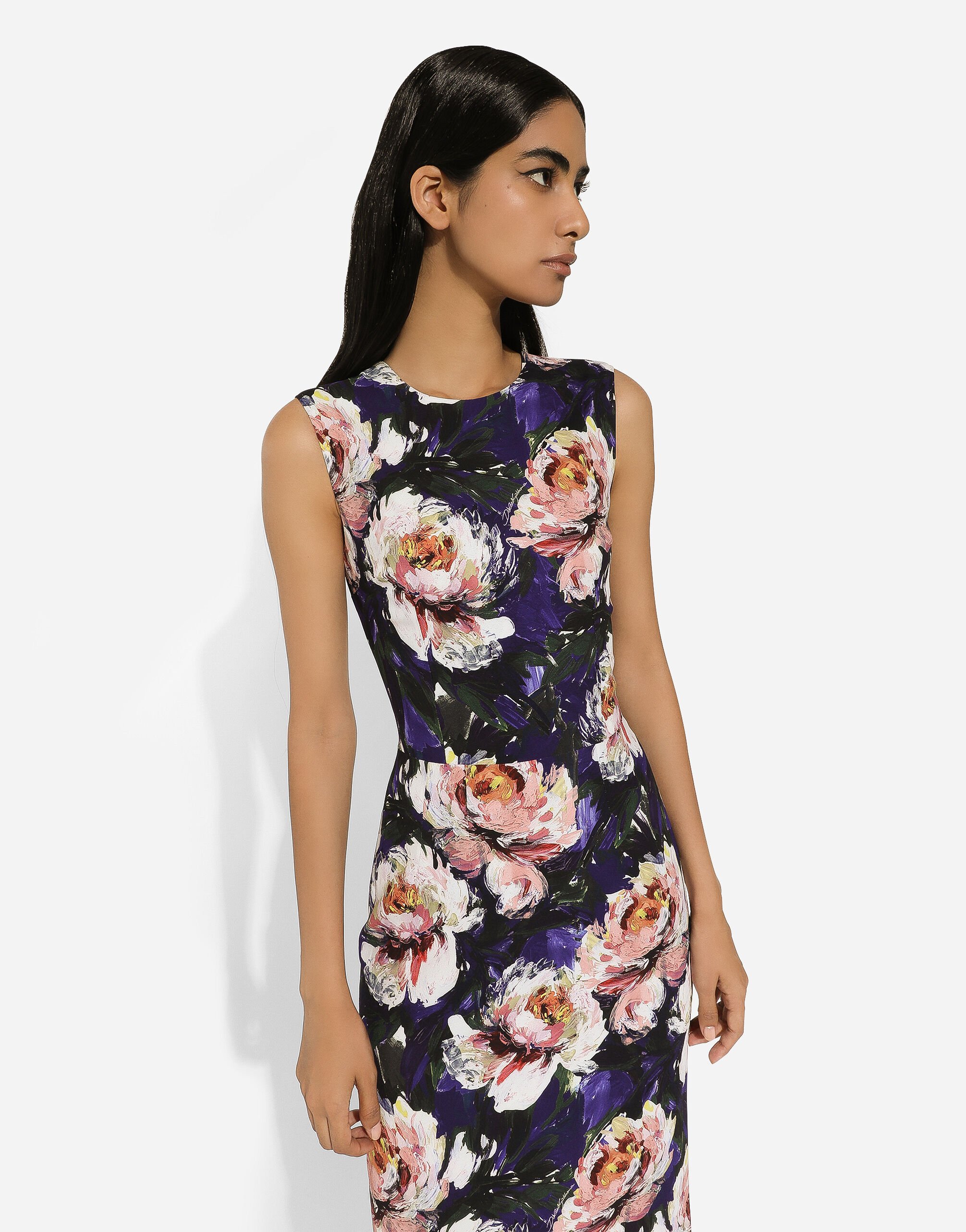 Dolce gabbana peony dress sale