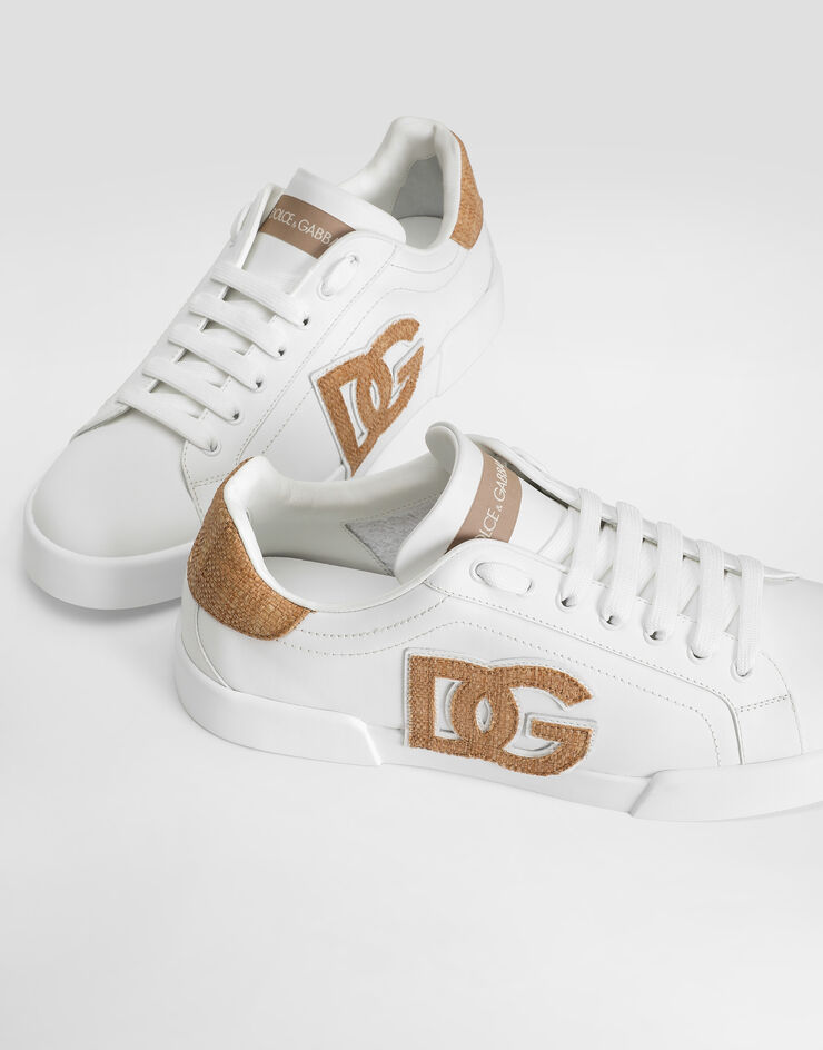 Dolce & Gabbana Portofino light strobel sneakers in nappa calfskin White CS2395A0137