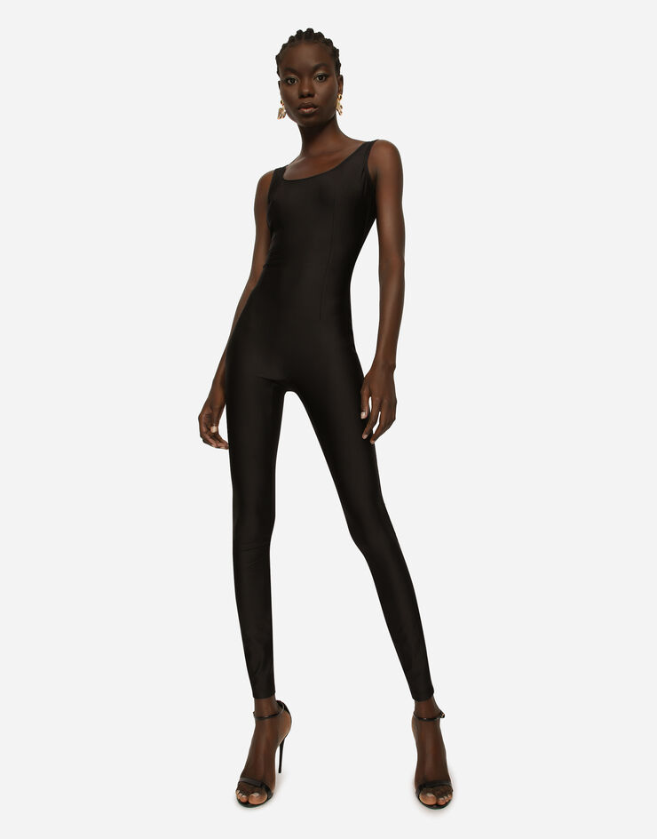 Dolce & Gabbana Jersey jumpsuit Black F6AEXTFUGQU