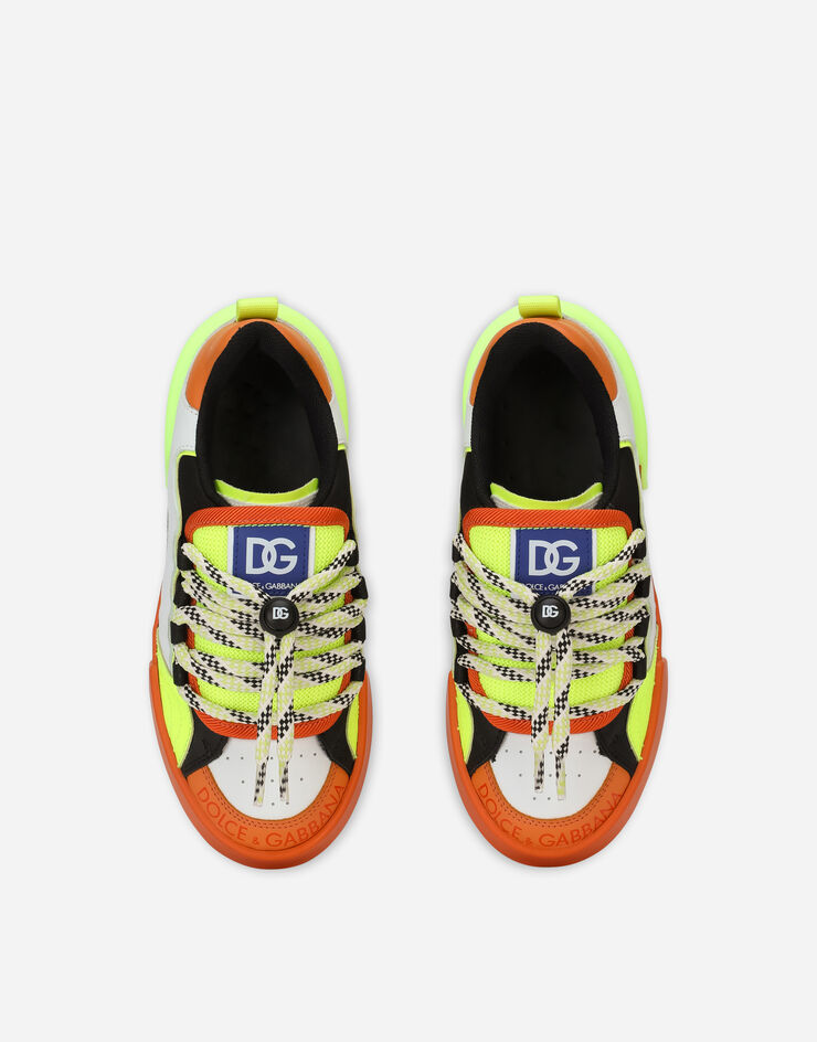 Dolce & Gabbana Mixed-material Portofino Space sneakers Multicolor DA5120AB718