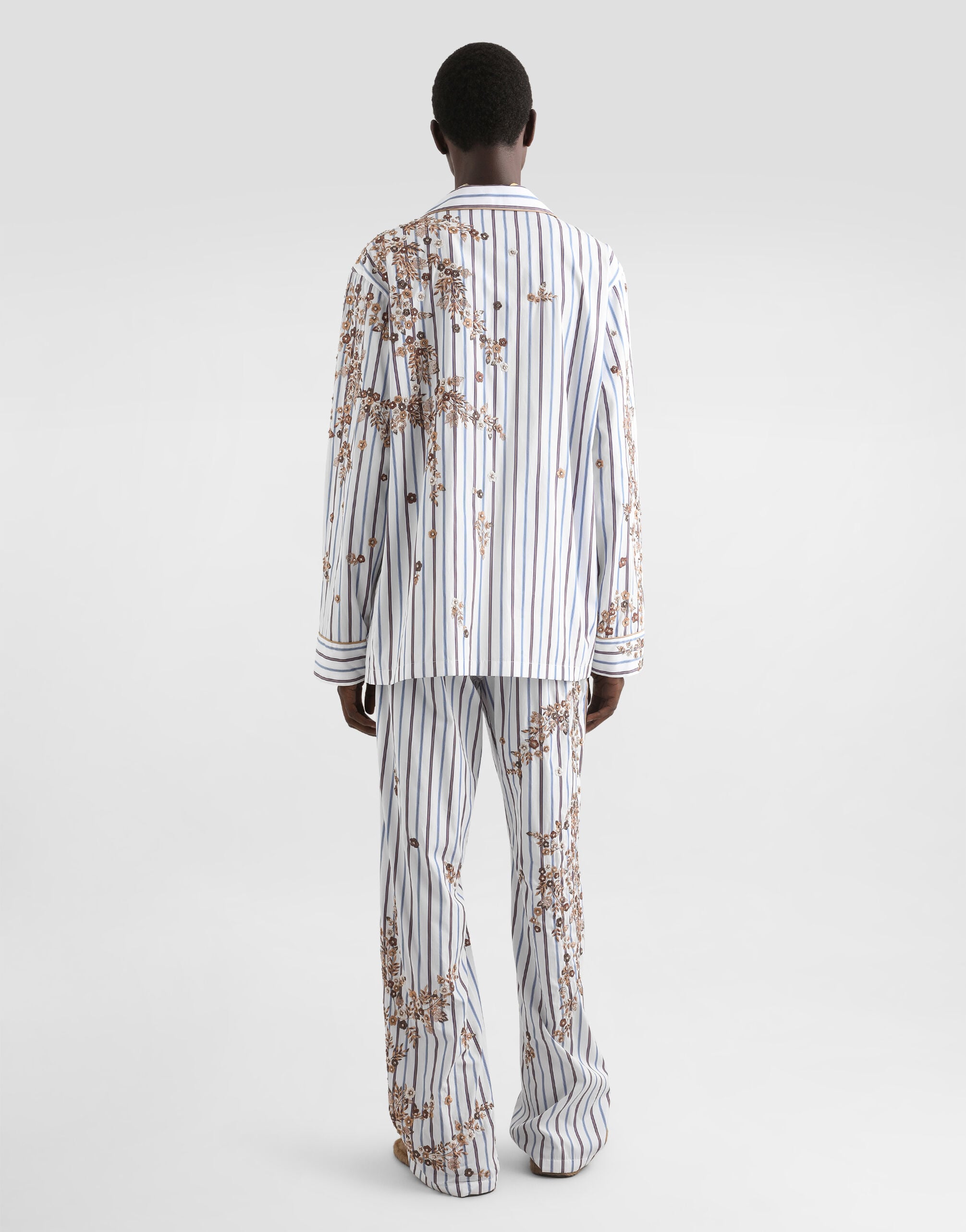 Vanity robe with embroidery - thumbnail 3