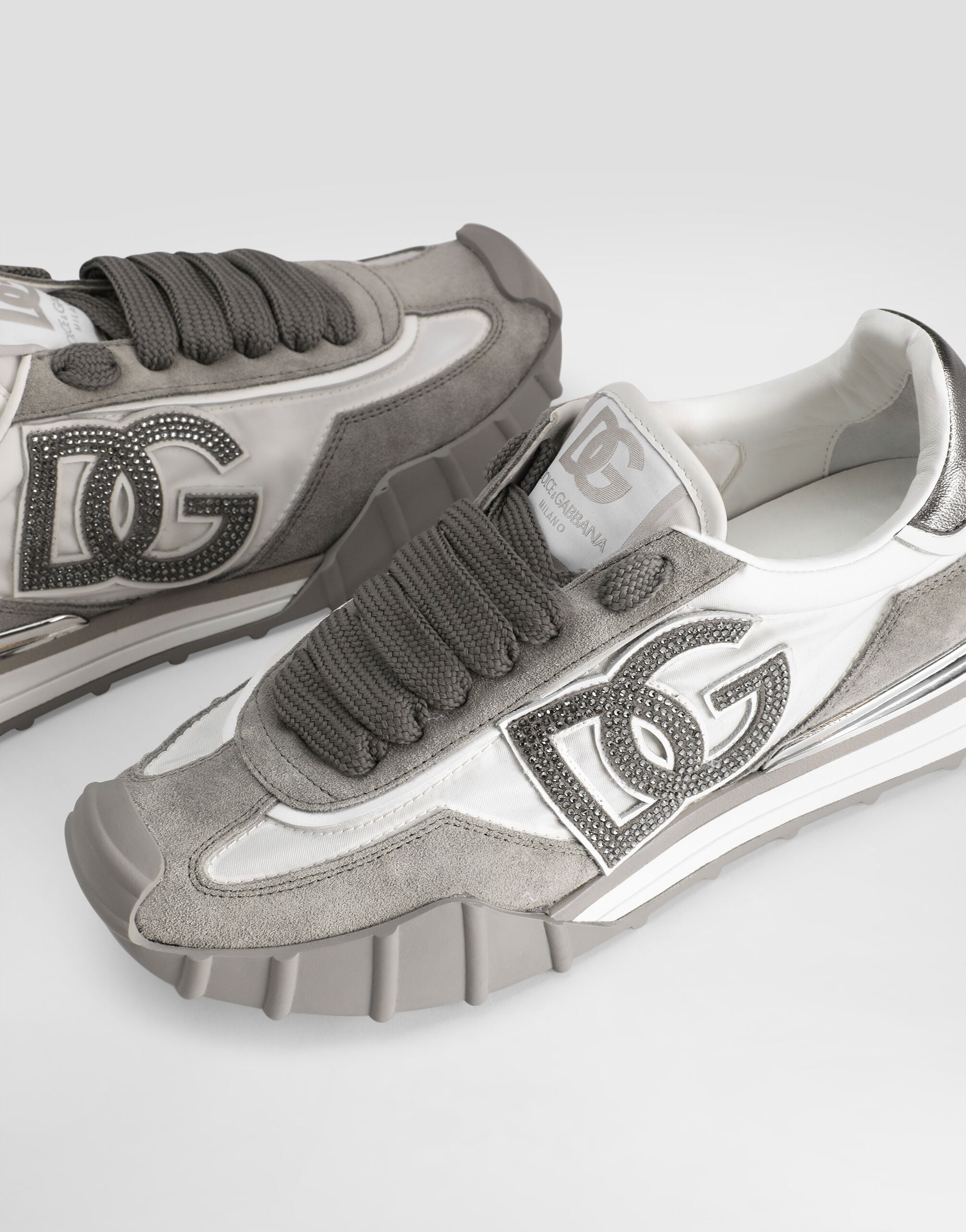 DG athletic fabric sneakers in White for Women | Dolce&Gabbana® US