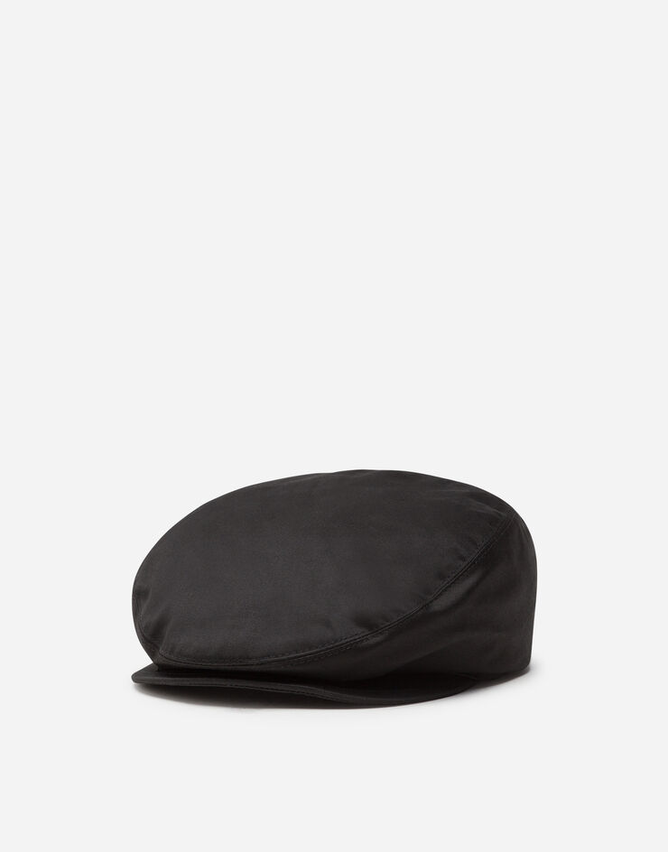 Dolce & Gabbana Gabardine flat cap NEGRO FH473AFUFJR