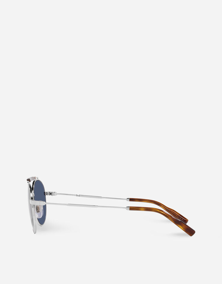 Dolce & Gabbana Солнцезащитные очки Diagonal Cut серебристый VG2295VA580