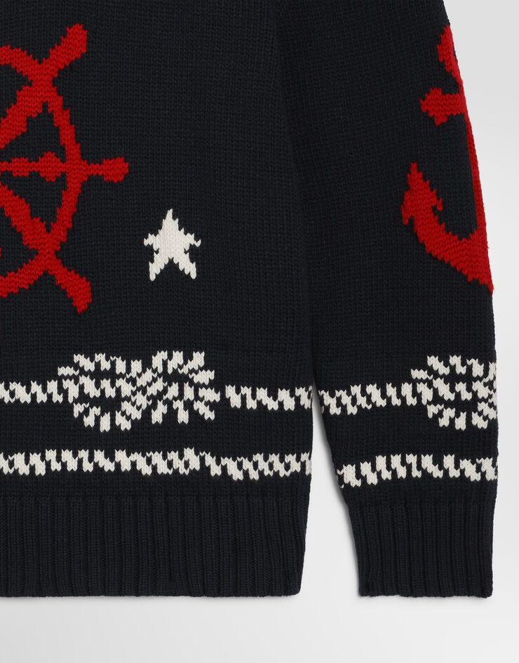Dolce & Gabbana Knit pullover Blue L4KWK9JGMLX