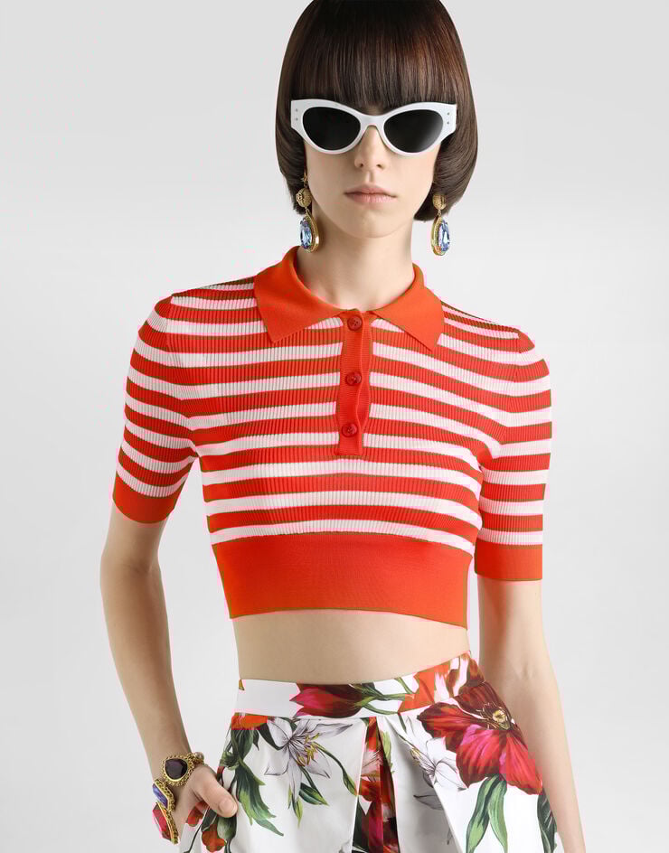 Dolce & Gabbana 粘胶 Polo 衫 多色 FXZ37ZJAIRR