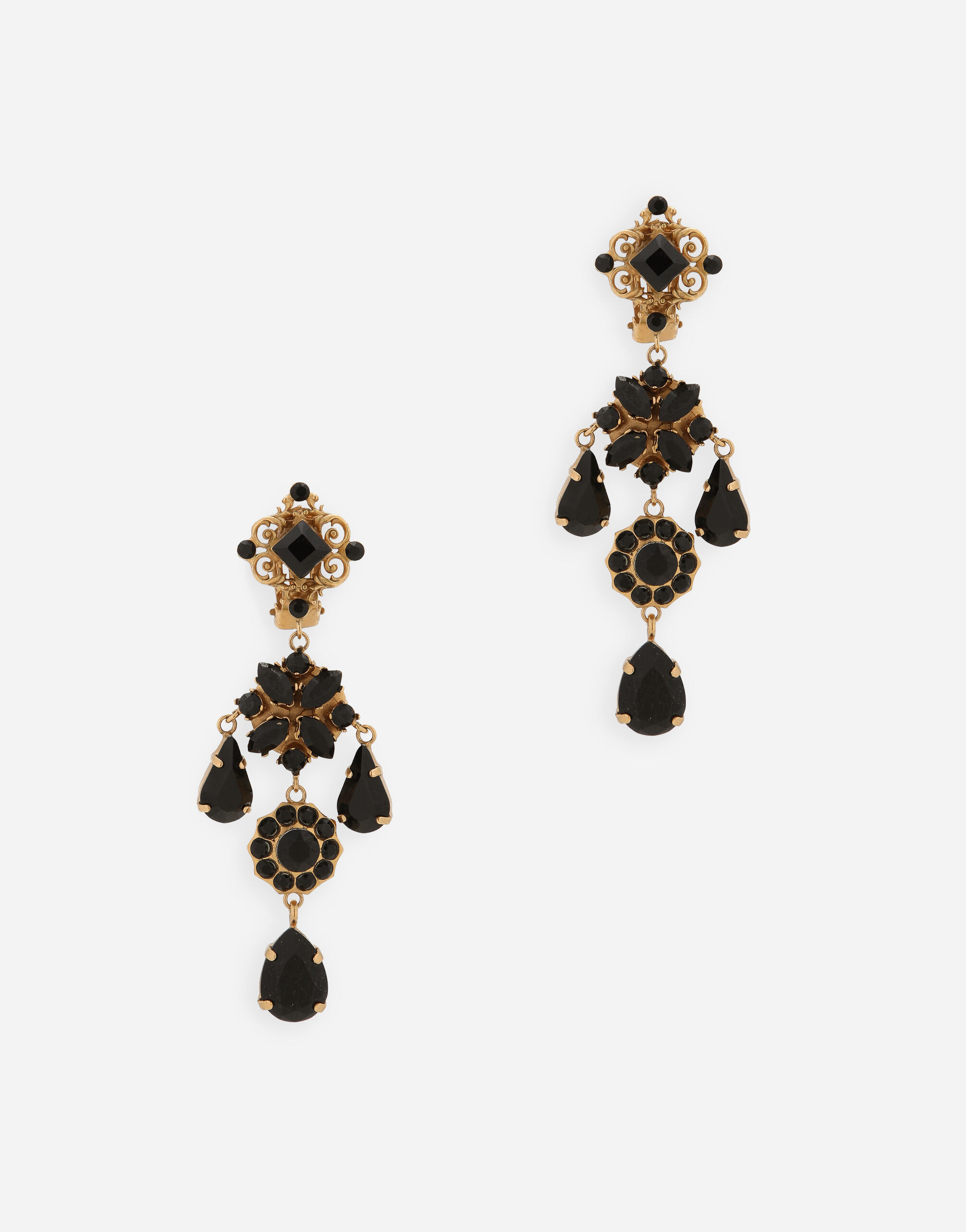 Dolce and gabbana black woman earrings sales