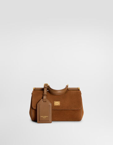 Dolce & Gabbana Mini My Sicily handbag in split leather Multicolor BB7864BO903
