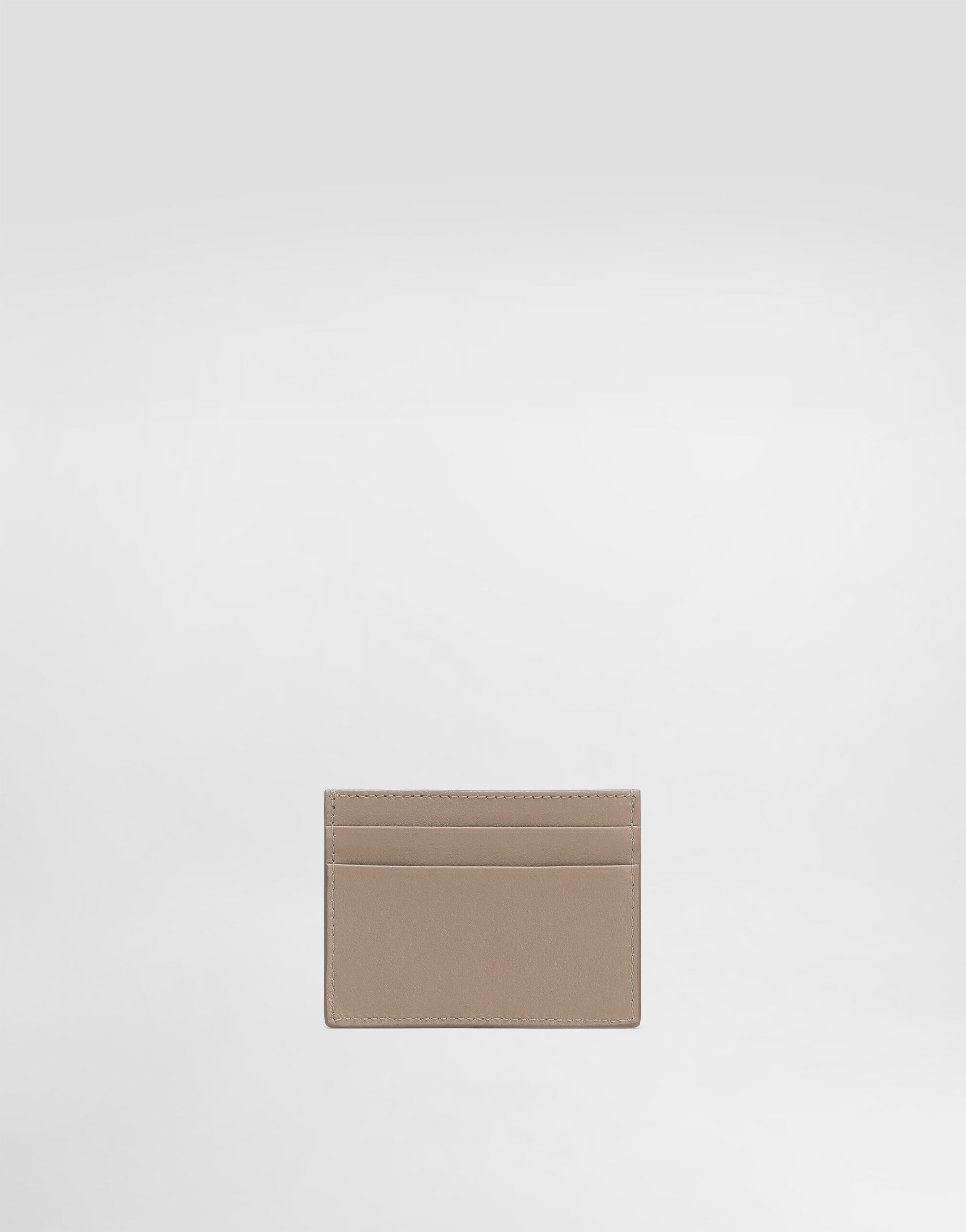Plongé calfskin card holder in Beige for Women | Dolce&Gabbana® US