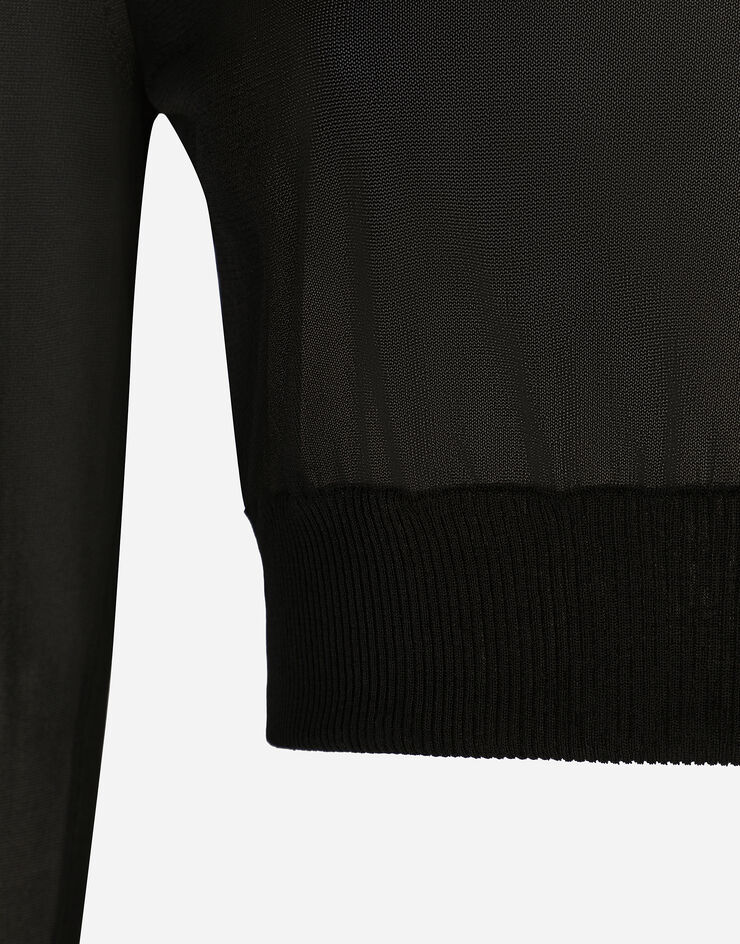 Dolce & Gabbana 粘胶针织衫 黑 FXM54TJAIM9