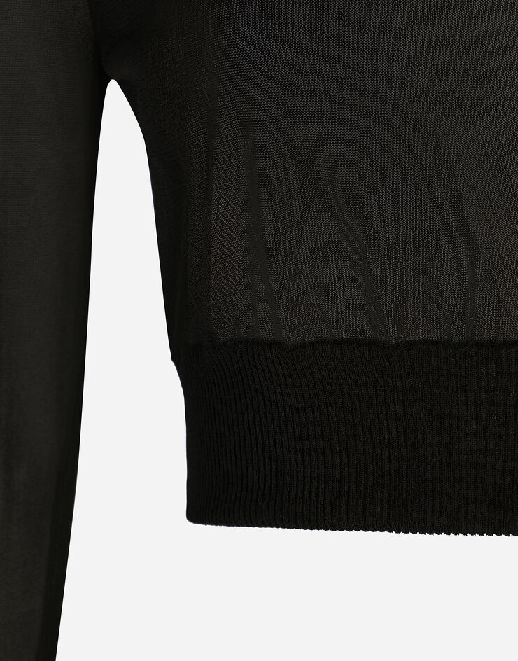 Dolce & Gabbana 비스코스 스웨터 블랙 FXM54TJAIM9