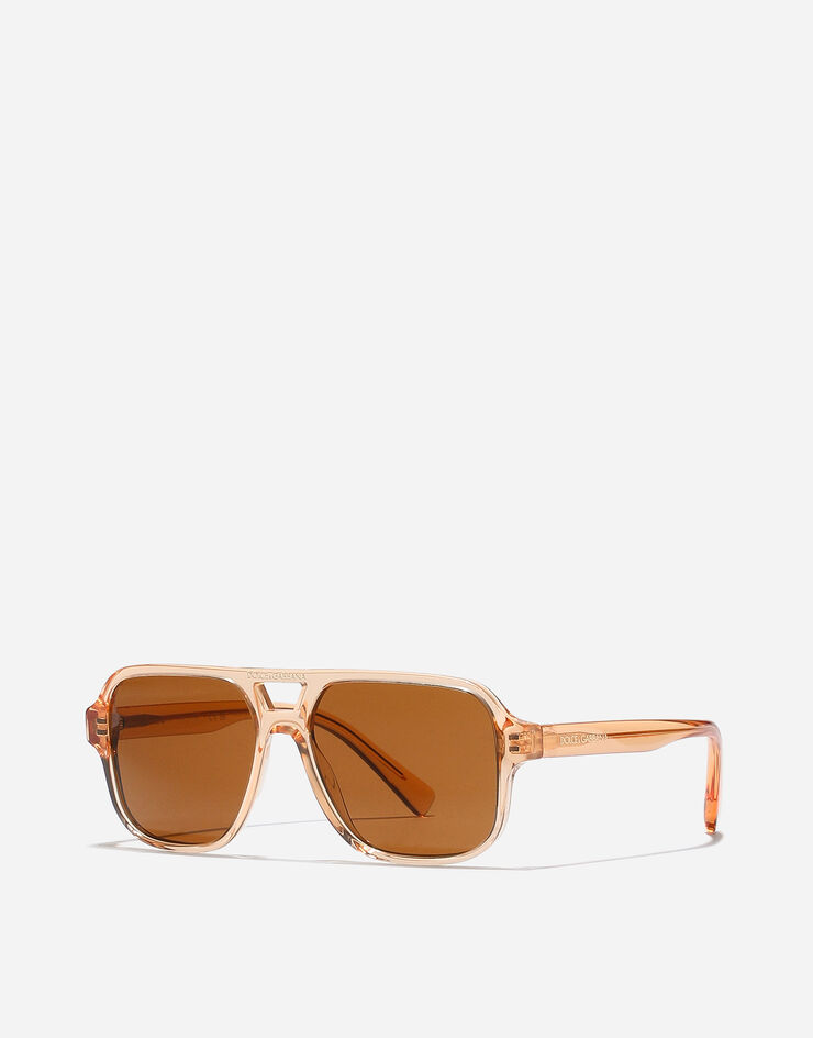 Dolce & Gabbana نظارة شمسية Mini Me برتقالي شفاف VG400NVP273