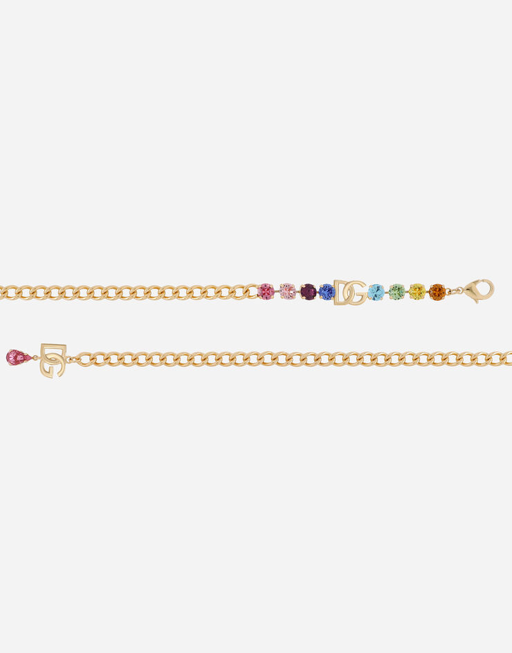 Dolce & Gabbana Chain belt with DG charm Gold WLO6J2W1111