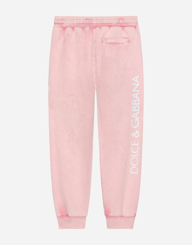 Dolce & Gabbana Pantalón de chándal de punto Rosa L5JPB6G7L2I