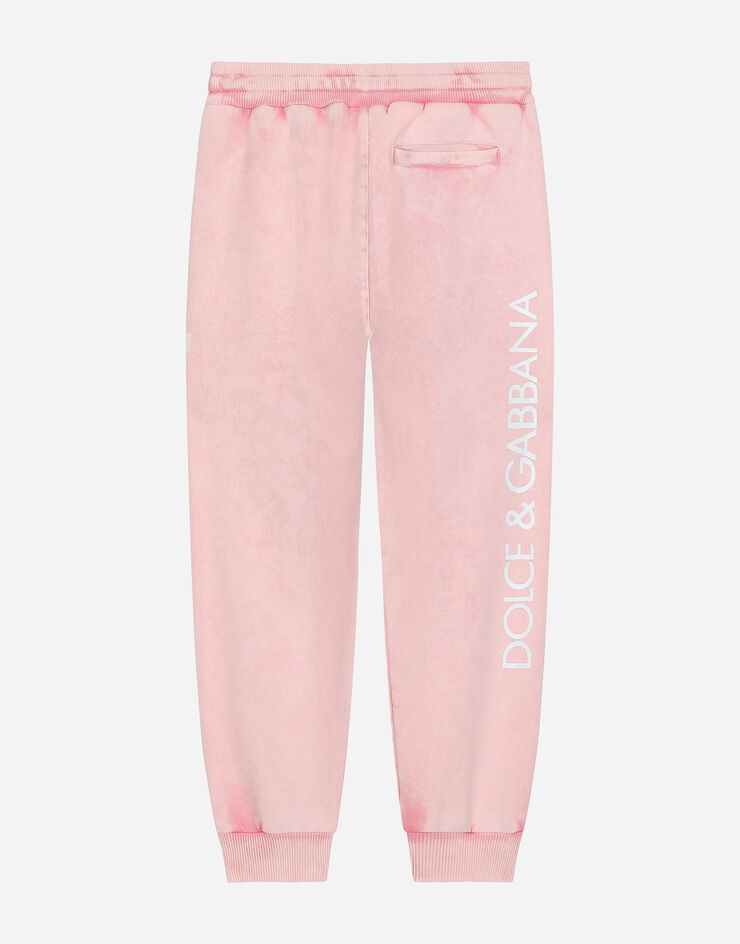 Dolce & Gabbana Jersey jogging pants Rosa L5JPB6G7L2I