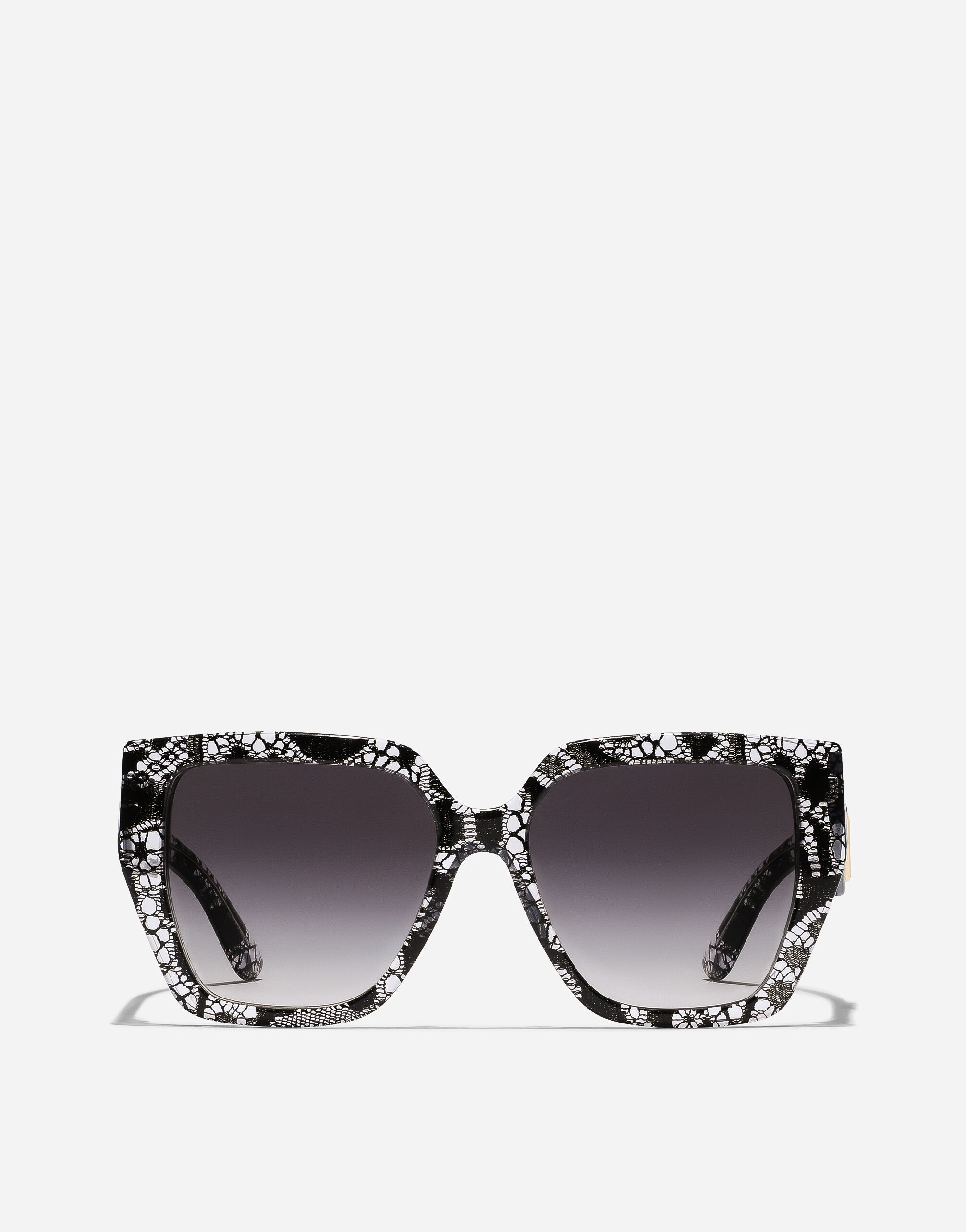 ブラックのウィメンズ DG Crossed sunglasses | Dolce&Gabbana®