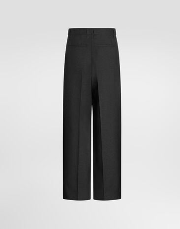 Dolce & Gabbana Wool panama trousers Dolce & Gabbana Wool panama trousers Grey GP0S2THU2CP