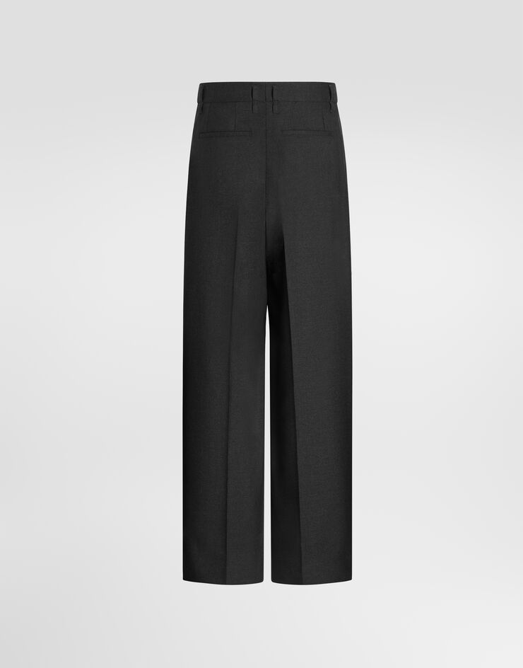 Dolce & Gabbana Wool panama trousers Dolce & Gabbana Wool panama trousers Grey GP0S2THU2CP