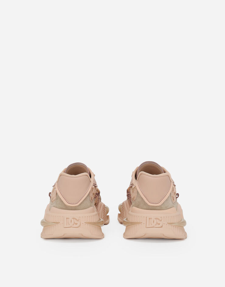 Dolce & Gabbana Mixed-material Airmaster sneakers Beige CK2283A5195