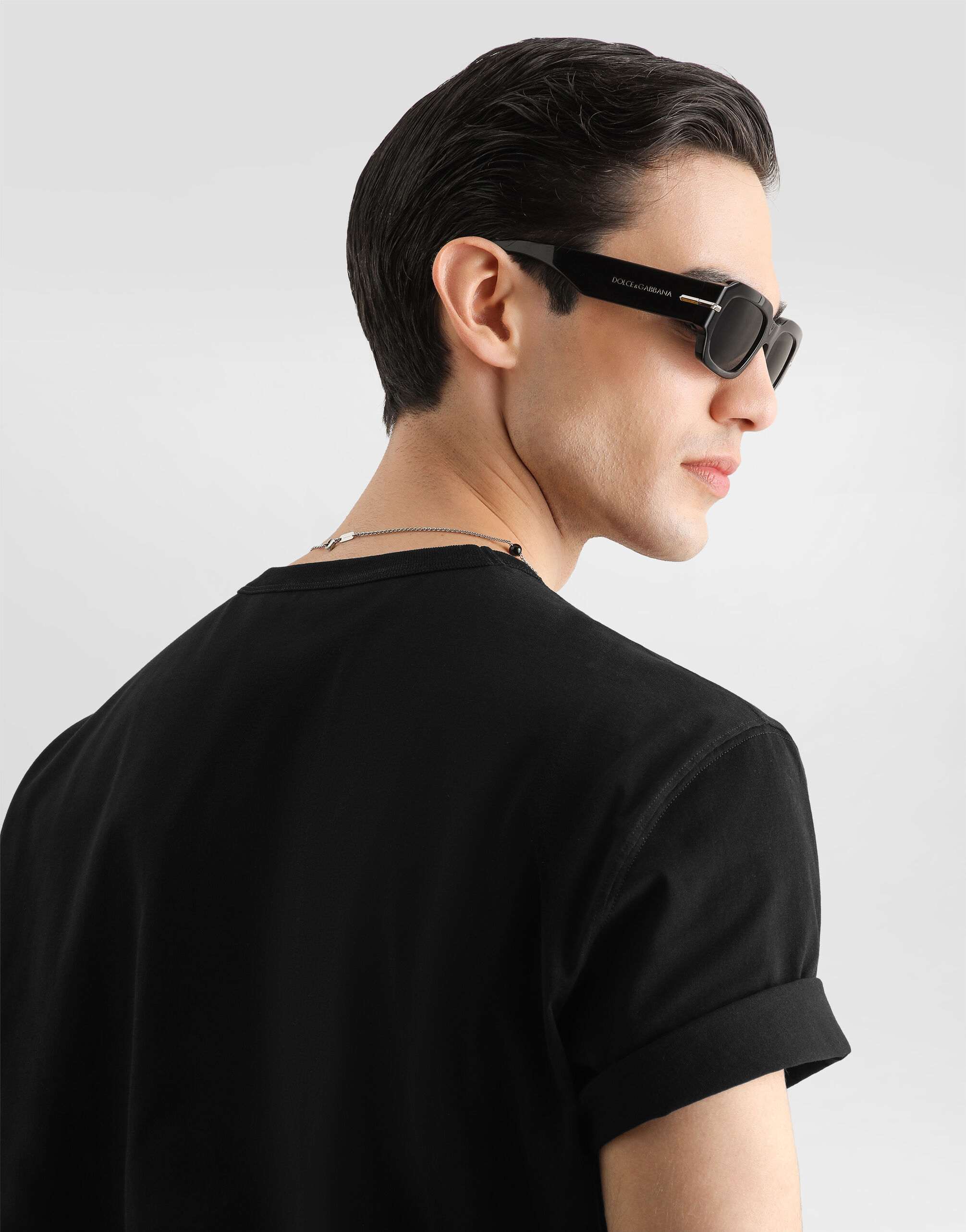 ブラックのメンズ コットン Tシャツ | Dolce&Gabbana®