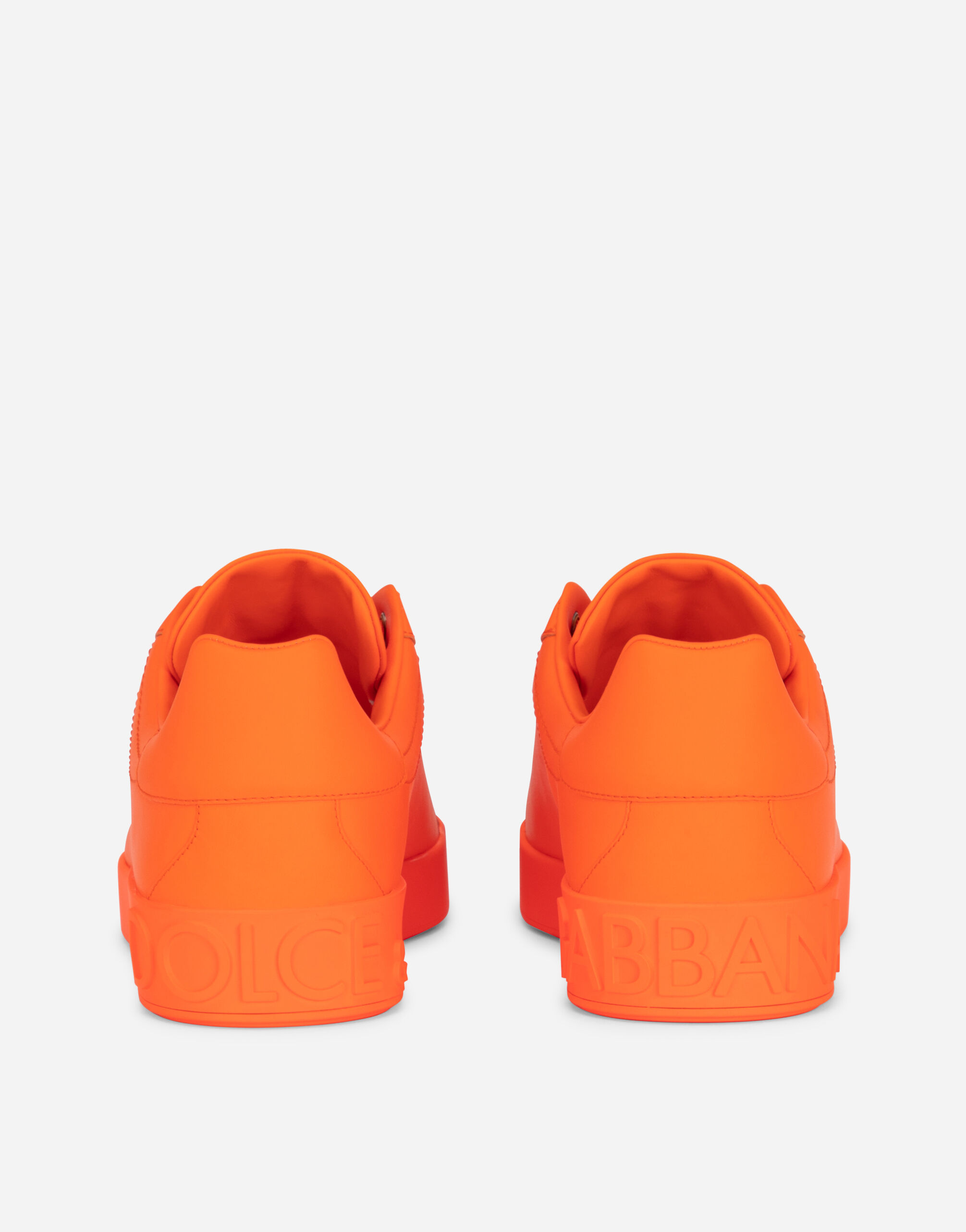 Dolce gabbana orange sneakers clearance