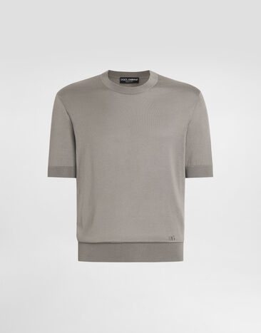 Dolce & Gabbana Silk pullover Beige GXX03ZJBSO5