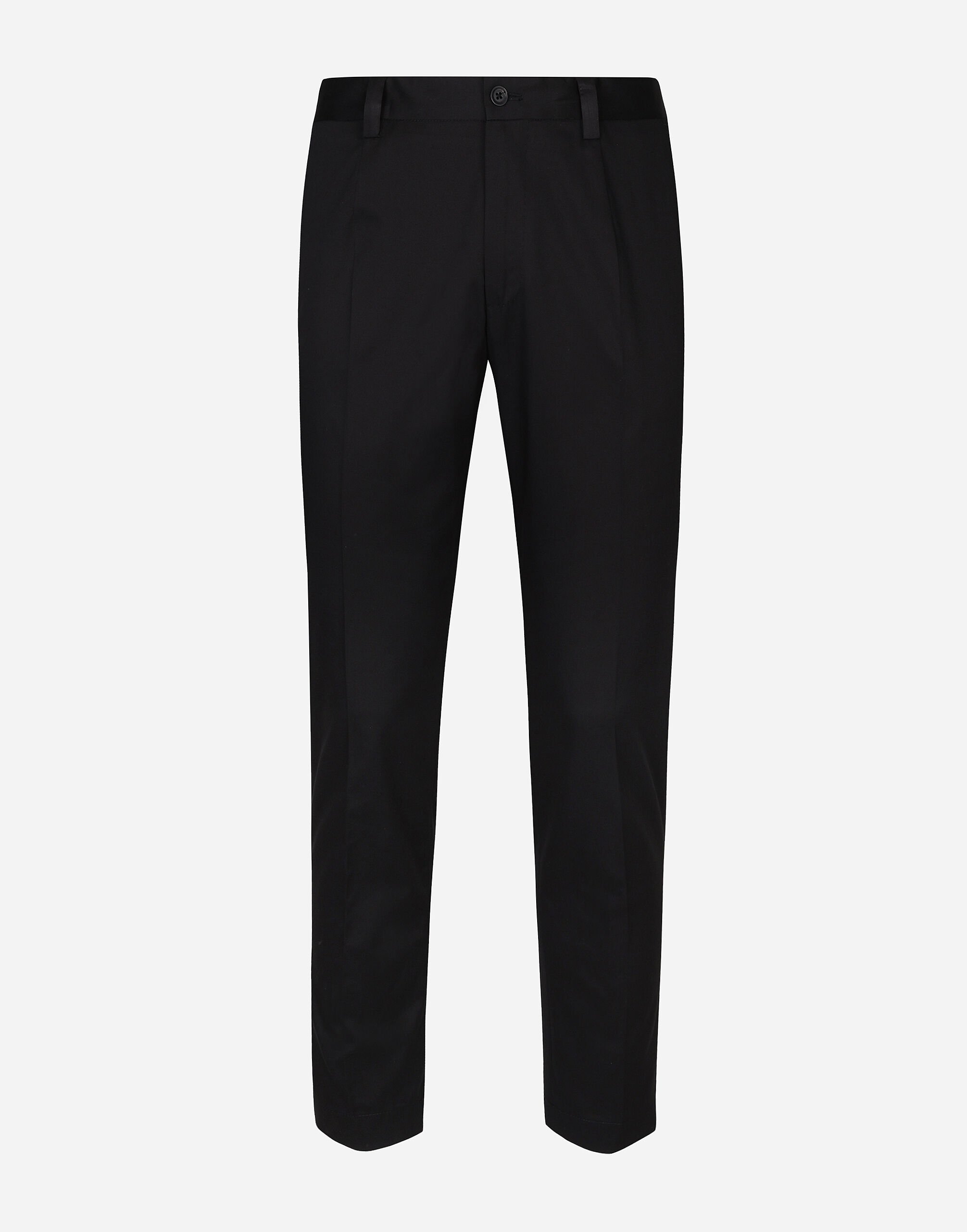 Dolce & Gabbana Pantalón de algodón elástico con cintura elástica Estampado GVCRATHI1QB