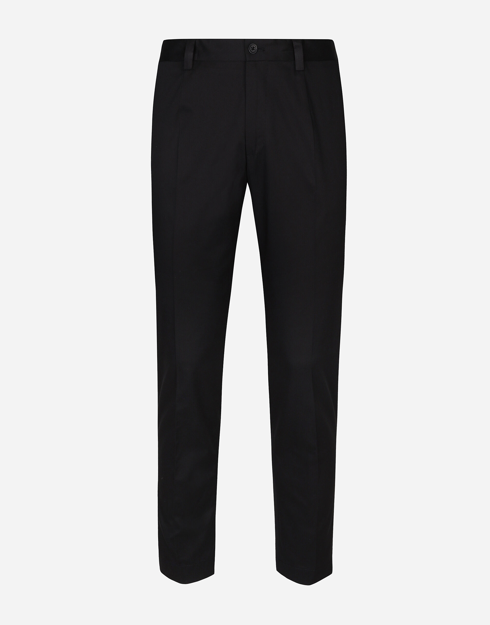 Dolce & Gabbana Pantalone in cotone stretch con vita elastica Stampa GVCRATHI1QB