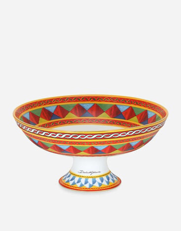 Dolce & Gabbana Porcelain Fruit Bowl Multicolor TCC193TCAMS