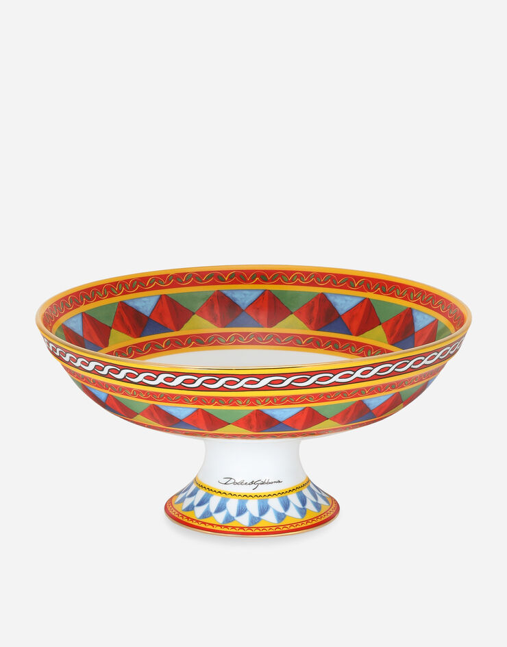 Dolce & Gabbana Porcelain Fruit Bowl Multicolor TCC193TCAMS