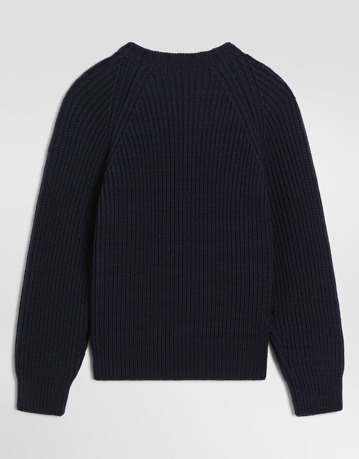 Dolce & Gabbana Virgin wool pullover Blue L4KWI7JDVLJ