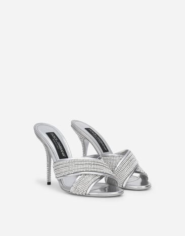 Dolce & Gabbana Crystal mesh mules Multicolor CR1225AY021