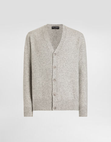 Dolce & Gabbana Cardigan mit Knöpfen Grey GXV76TJFMIM