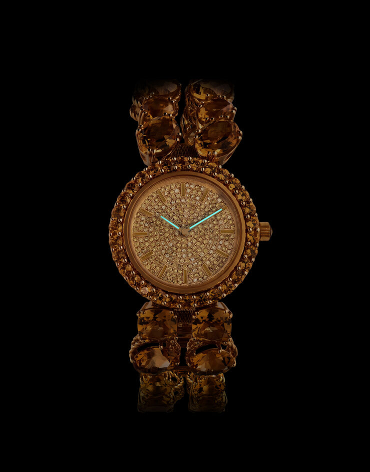 Dolce & Gabbana Uhr Rainbow Monochrom 18-karätiges Gelbgold und Zitrine Dolce & Gabbana Uhr Rainbow Monochrom 18-karätiges Gelbgold und Zitrine Gold WWQA1GWQC01