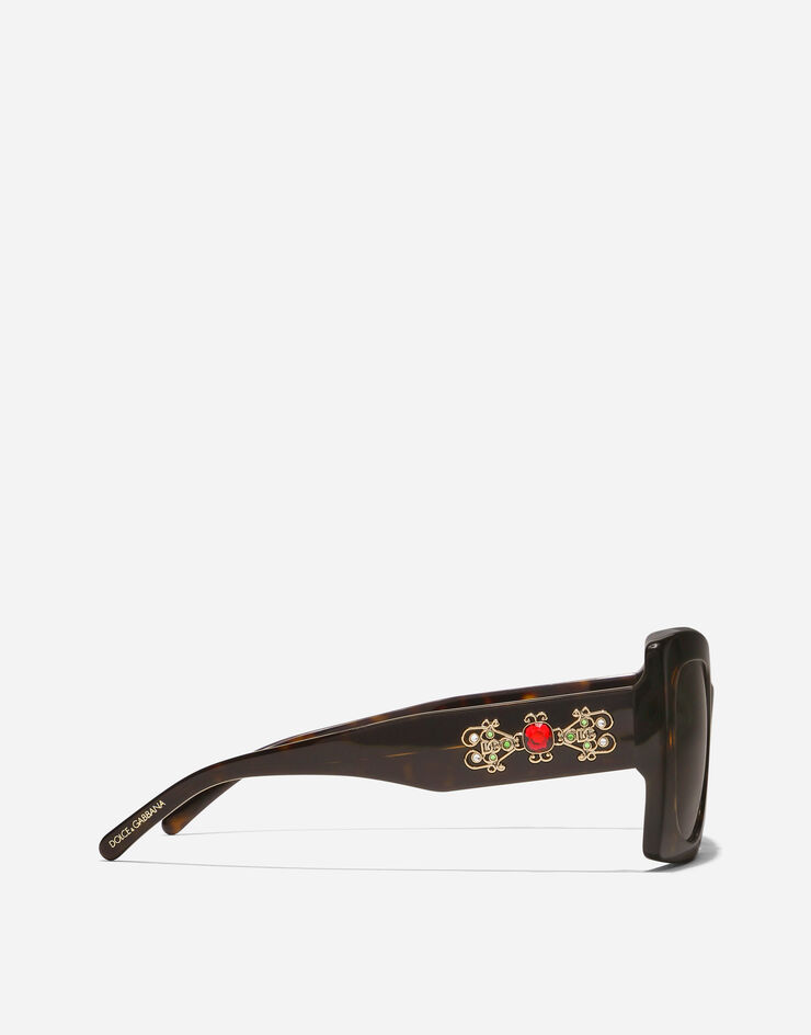 Dolce & Gabbana DG Filigrana Sunglasses Havana VG4525VP213