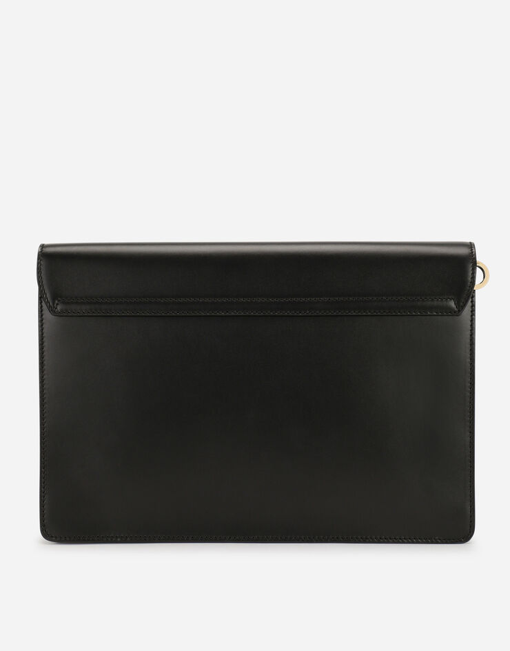 Dolce & Gabbana Mediterraneo calfskin clutch Noir BM1586AC954