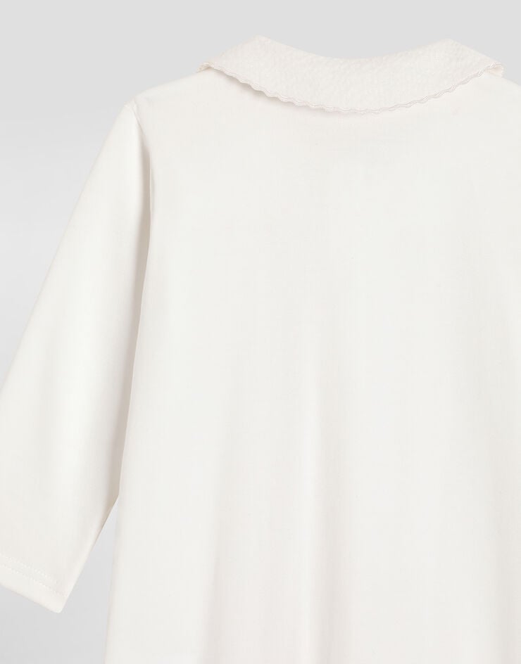 Dolce & Gabbana 3-piece gift set in interlock and linen with embroidery Multicolor L2JO5AG7PTG