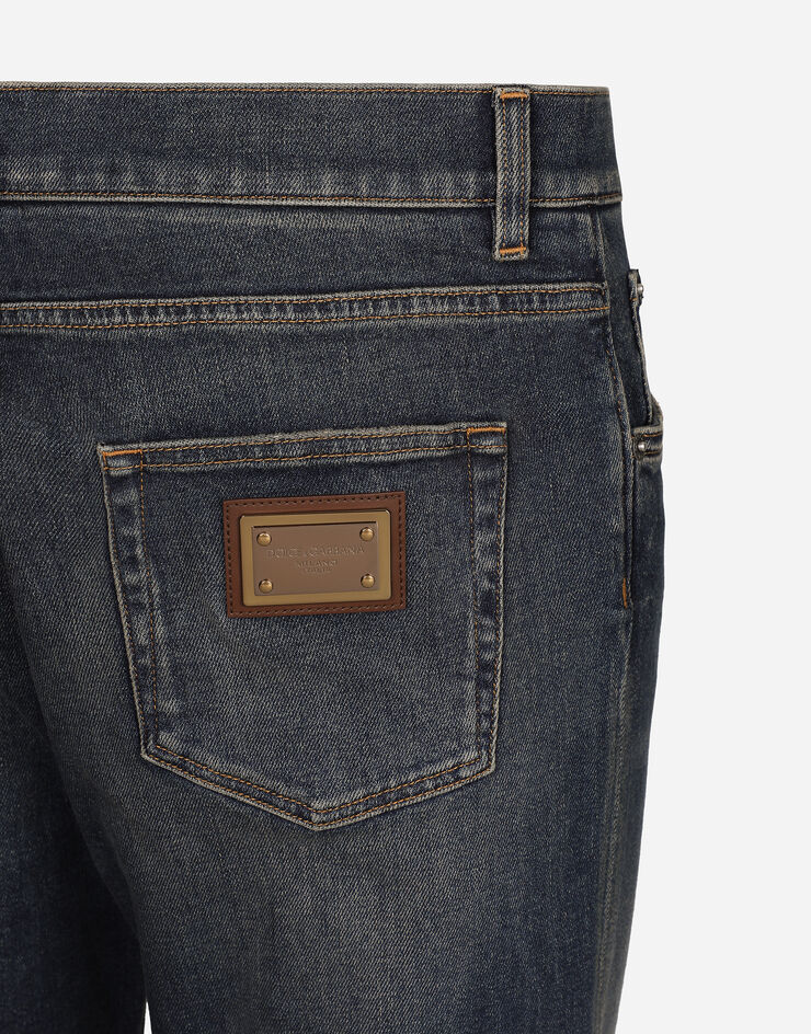 Dolce & Gabbana Slim-fit stretch denim jeans Multicolor GY07CDG8KY6