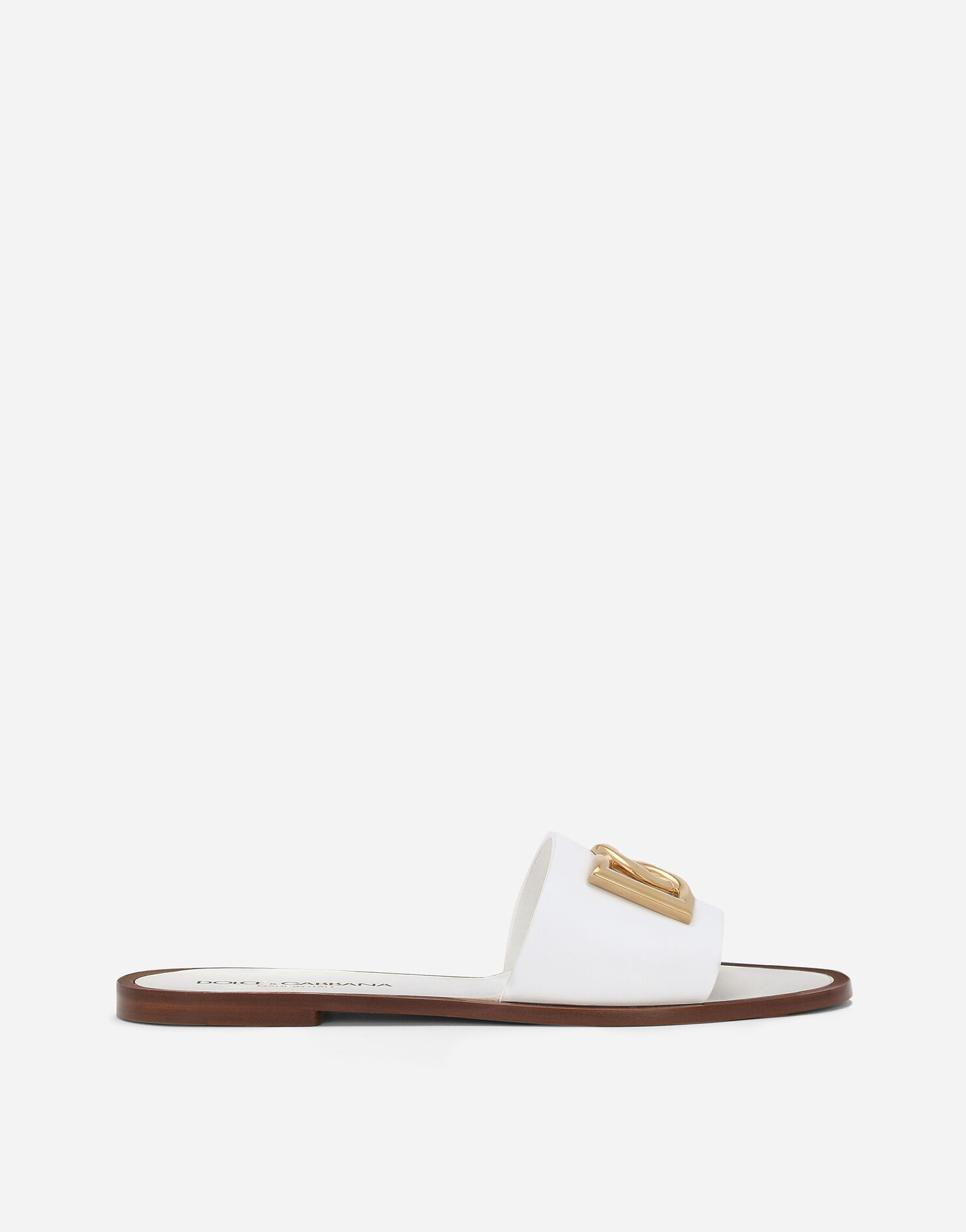 ATTITUDE WEDGE SLIDE 90MM IN BROWN ADJUSTABLE STRAPS CALFSKIN CANVAS SOLE