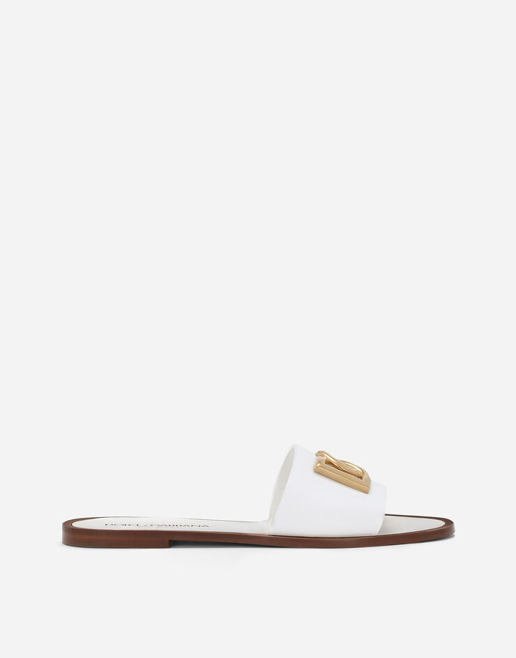 Dolce & Gabbana Sandalia en piel de becerro Blanco CQ0619AW576