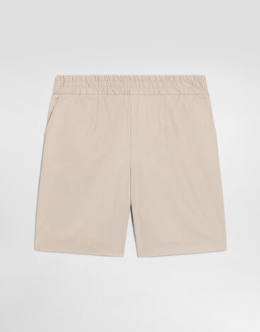 Dolce & Gabbana Cotton gabardine bermuda shorts Green L44Q29FUFNV
